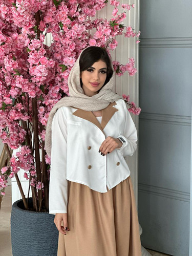 کت و دامن چهار دکمه